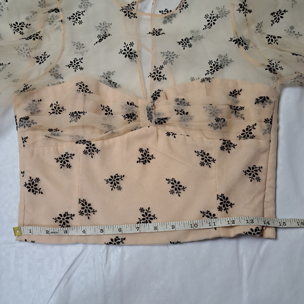 Zara Organza Pastel Top - Picture 14 of 16